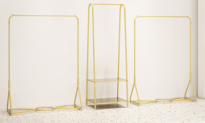 图片[1]-Wrought Iron Display Racks for Clothing Stores: Creating Visual Focus and Enhancing Merchandising Impact