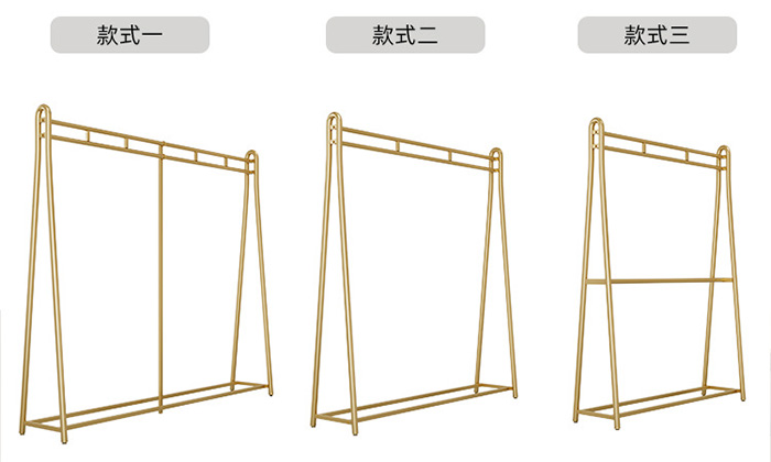 double-layer wedding dress rack image 